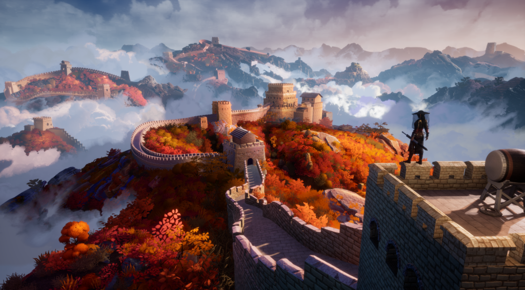 虚幻引擎（UE4）学习,UE地编练习作品“长城”